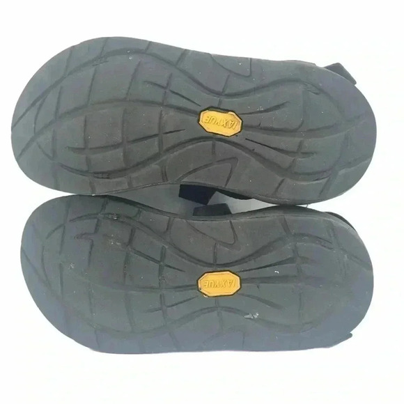 IAXYUE BLACK STRAPY COMFORT HIKING SANDALS BOYS SIZE 3 OUTDOOR TRAIL SHOES - Picture 2 of 15